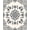 Ivory, Pattern 1, variant on ODIKA 4'x6' Machine Washable Non-Slip Area Rug, Luxurious Boho Floral Medallion Contemporary Artistic High Traffic Rug, Ivory, 463916