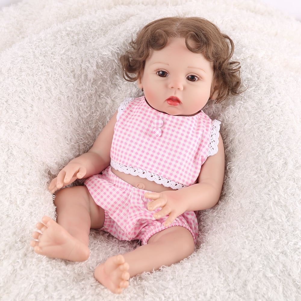 Baby Products Online - 18 Inch Reborn Baby Doll Handmade Silicone Newborn  Doll Full Body Doll - Kideno