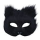 thumbnail image 1 of Protector Facial de Peluche Animal Negro - Simulación de Media Cara, Plástico/Peluche - para Cosplay, Halloween, Mascaradas y Fiestas, 1 of 8