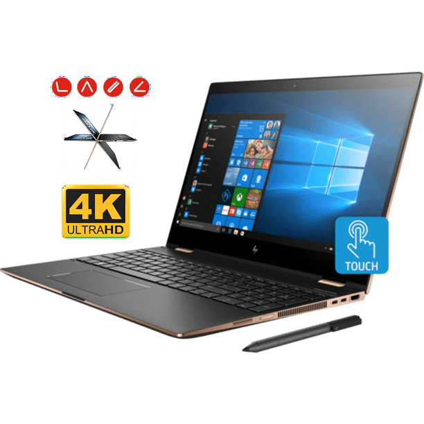 Hp Spectre X360 15t Convertible 2 In 1 Laptop Intel 8th Gen I7 8705g 3 1 Ghz