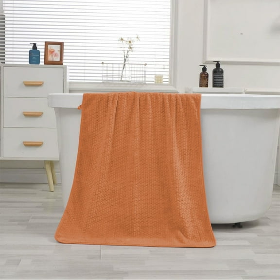Velvet Bath Sheet Towel, Extra Large and Thick Absorbent Quick-Dry Bath Towel for Adults, Soft Spa-Grade Towel for Bath, Beach, and Gym