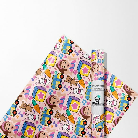 Mrs Kids Rachel Wrapping Paper Rolls 58 Inch X 23 Inch - Gift Wrap For Kid Girl Boy Birthday, Party, Holiday