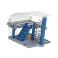 thumbnail image 3 of Accesorio para vías de tren, construcción, piezas educativas para vías de tren, estación de tren azul oscuro, 3 of 9