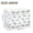 Dinosaur Pattern, variant on Iauyy Large Storage Box with Lid - Foldable Home Storage Bins for Clothes Toy Holiday Decor, Crescent-shaped Pattern (42*32*30cm)