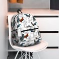 thumbnail image 5 of Fuzoiu Cool Chicken Print School Backpack for Teens,Large Bookbag,Lightweight Laptop Bag for Travel, Work, School & Outdoor Adventures, 5 of 6