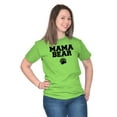thumbnail image 3 of Mama Bear Paw Print Cute Mothers Day Women's Graphic T Shirt Tees Brisco Brands S, 3 of 6