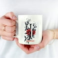 thumbnail image 4 of Personalized Initial J Coffee Mug for Women, Monogram Ceramic 11oz 15oz Cup, Gift for Mom, Teacher, Coworker, or Friend, 4 of 6