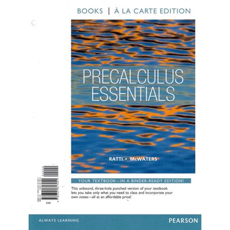 Precalculus Essentials Books A La Carte Edition Plus New Mylab Math With Pearson Etext Access Card Package Other - 
