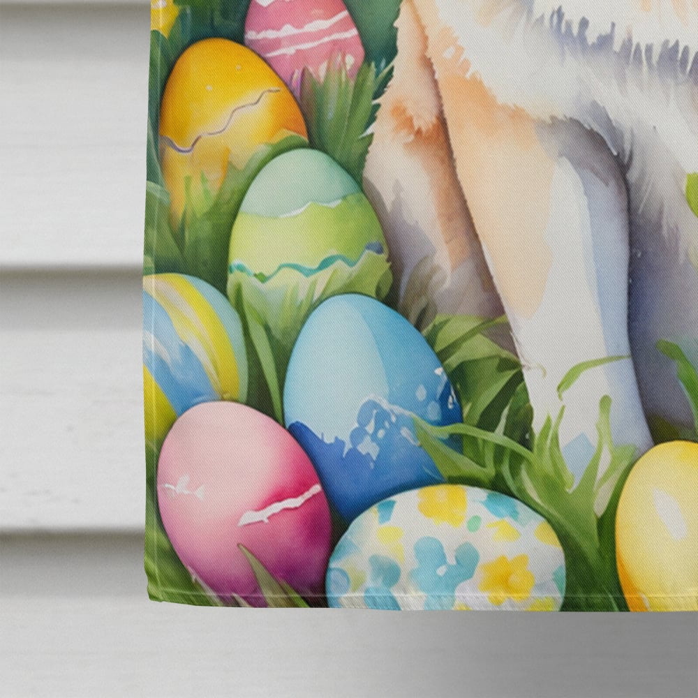 Akita Easter Egg Hunt House Flag 28 in x 40 in