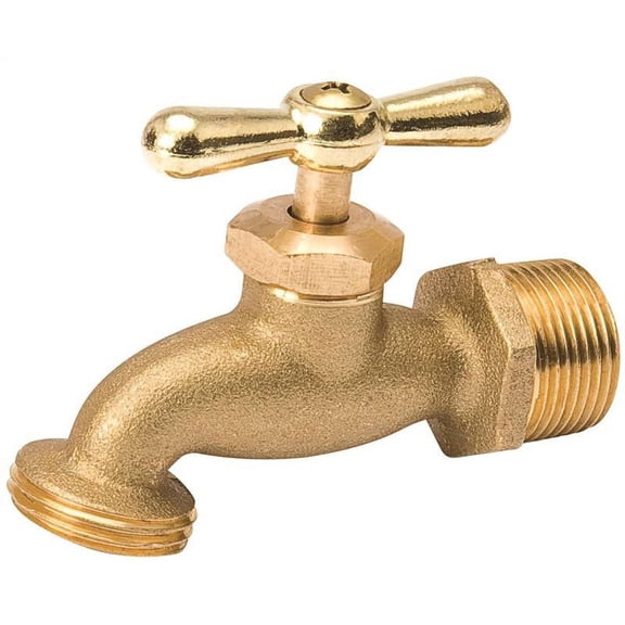 Proline 103-003 1/2 MIP Inlet Brass Standard Threaded Hose Bibb