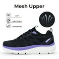 thumbnail image 4 of FitVille-zapatos informales anchos para caminar para mujer, zapatillas ligeras de suela gruesa para pies hinchados, alivia el dolor de punta, 4 of 5