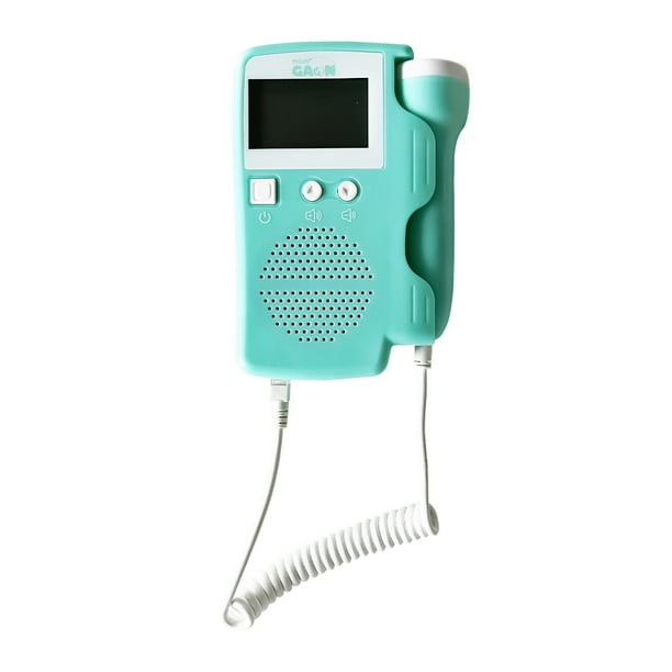 Monitor Portatil de Ultrasonido Fetal para Escuchar Latidos de Bebe Menta