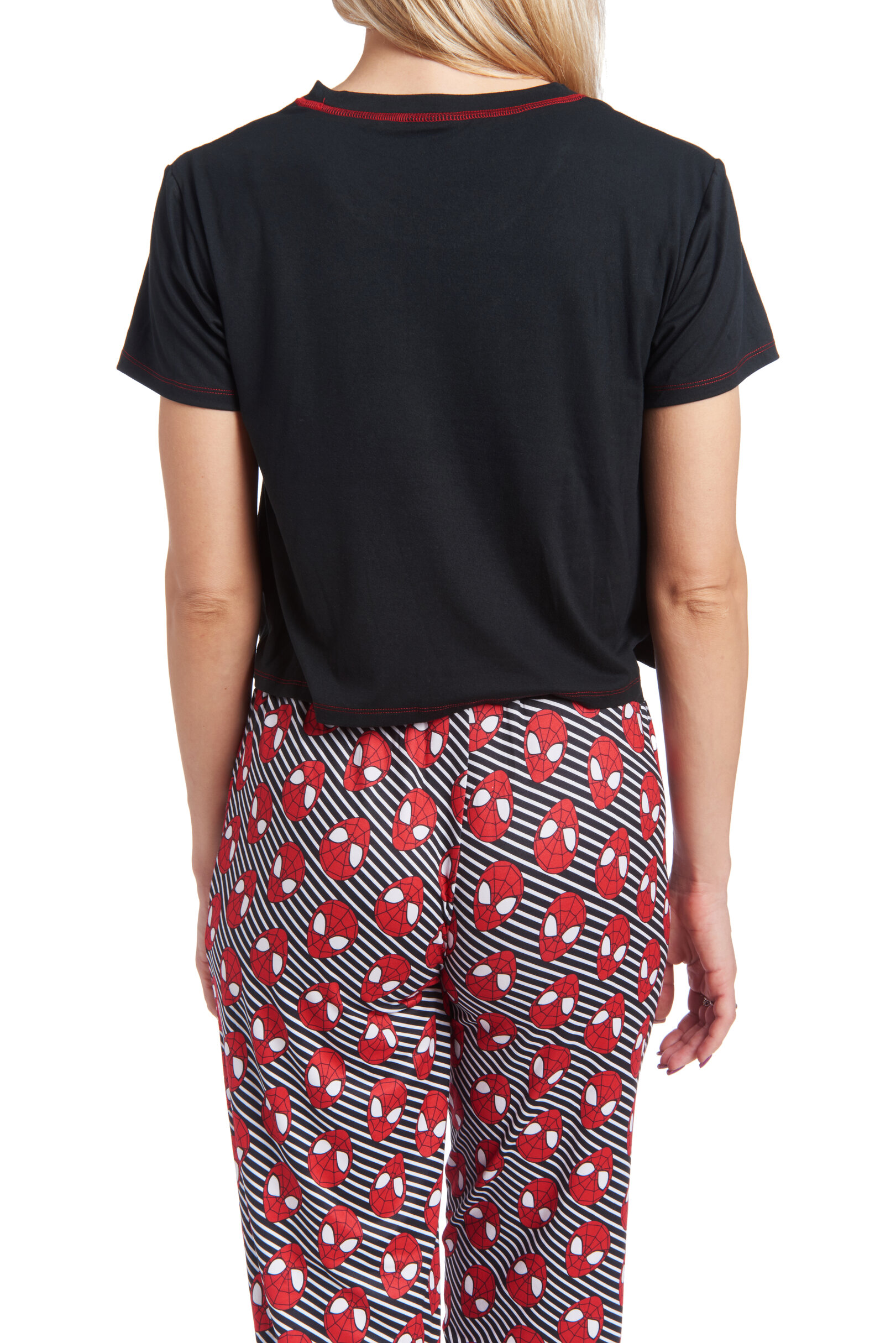 Marvel Spider-Man Womens Pajama Shirt and Pants Sleep Set Adult