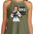 thumbnail image 3 of Disney Princess - Belle One More Page - Juniors High Neck Tank Top, 3 of 5