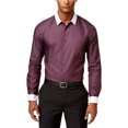 thumbnail image 1 of INC Camisa con botones de cambray para hombre, Púrpura, X-Large, 1 of 1
