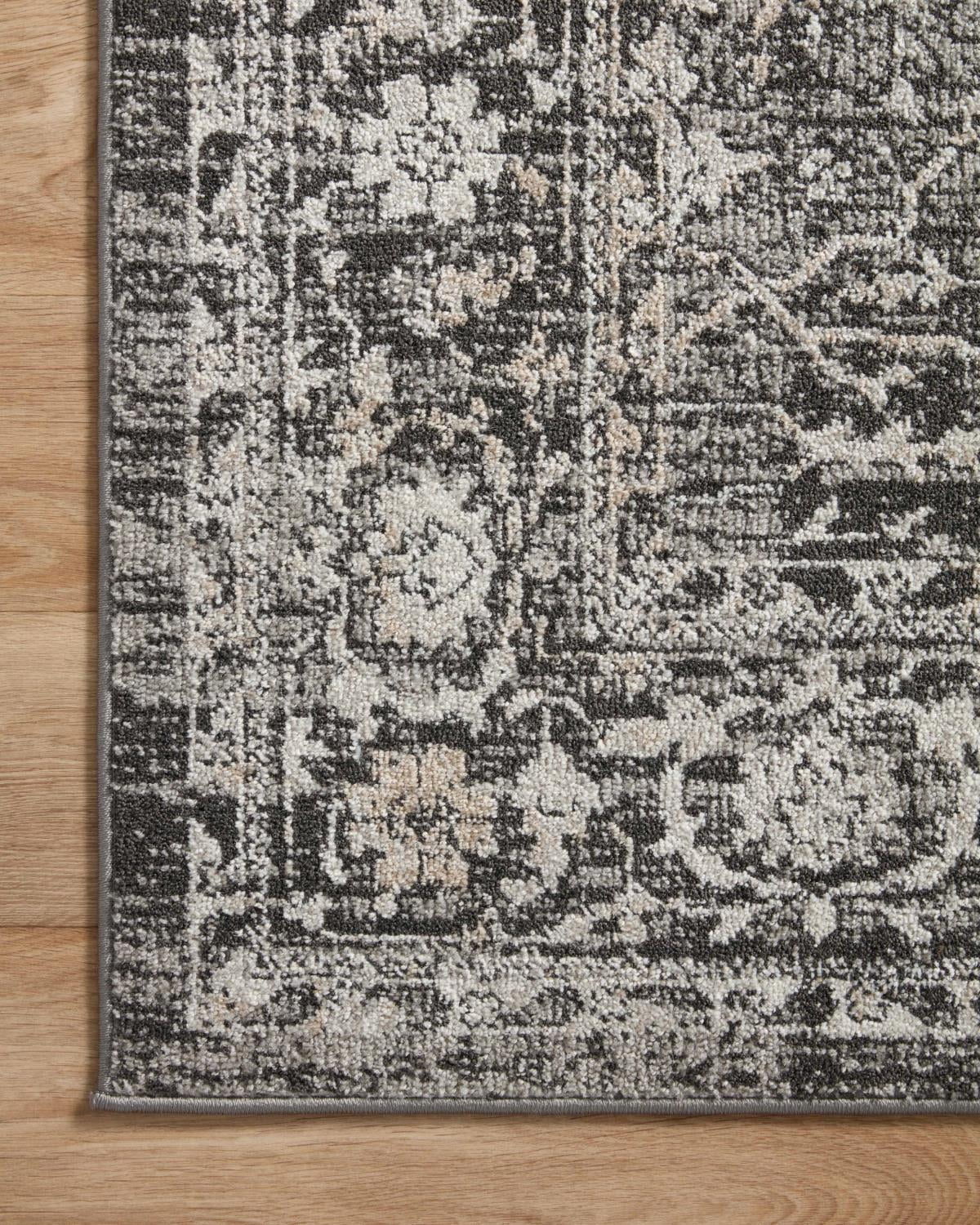 Loloi Odette Charcoal / Silver 2'-7" x 8'-0" Runner Rug