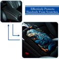 thumbnail image 5 of Platypus Soft Comfortable Furry Printed Car Armrest Pad Cover Accessory 12.5x8.2 Inch, 5 of 6