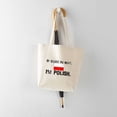 thumbnail image 5 of CafePress - Of Course I'm Right I'm Polis Tote Bag - Unisex Canvas Tote Bag, Beige, 1-Piece, 5 of 7