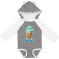 thumbnail image 3 of Inktastic Keep It Cool Melting Earth Ice Cream Cone Boys or Girls Long Sleeve Baby Bodysuit, 3 of 5