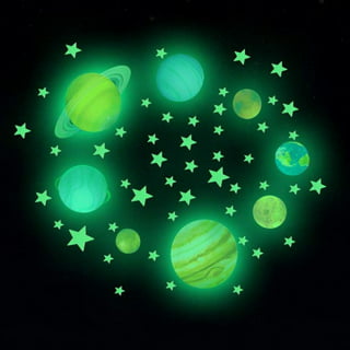 Cheers US Glow in The Dark Stars and Planets, Bright Solar System Wall  Stickers -Glowing Ceiling Decals for Kids Bedroom Any Room,Shining Space  Decoration, Birthday Christmas Gift for Boys 