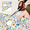 thumbnail image 6 of Yayeee Faucet Mat for Kitchen Sink 14.7" Diatomite Long Splash Guard Pad, Blue Wildflower Pattern, 6 of 7
