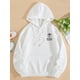 thumbnail image 2 of Sudadera con estampado de dibujos animados de gato bonito para mujer, sudaderas con capucha holgadas informales Harajuku, 2 of 4
