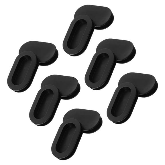 OUNONA 12pcs Oval Piggy Bank Stopper Double Layer Rubber Plug Creative Coin Bank Bottom Seal Replacement for Money Saving Box