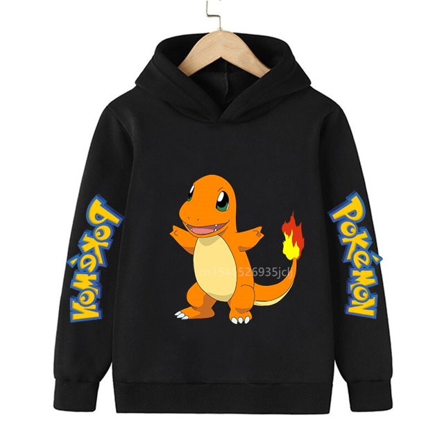 Disfraz de Pokémon para niño y niña, sudadera con capucha para cosplay de Charizard, novedad, Primavera qym unisex