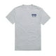 W Republic Vêtements 528-197-HGY-02 Université de San Diego Pratique Tee-Shirt - Gris Chiné&44; Moyen – image 1 sur 2