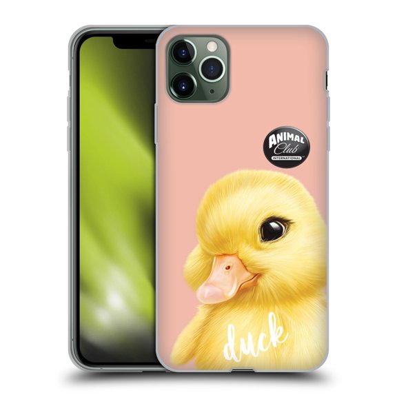 Head Case Designs Officially Licensed Animal Club International Faces Duck Soft Gel Case Compatible with Apple iPhone 11 Pro Max