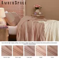 thumbnail image 3 of Amberspace Prewashed fabric 3-piece Bed in a Bag Comforter Set with Sheets,Dusty Pink,Full, 3 of 8