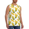thumbnail image 2 of Kdxio Corn On The Cob for Men's Muscle T-shirt,Sleeveless for Workout Running Athletic Gym Lounge Casual, 2 of 5