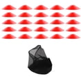 thumbnail image 2 of LJNYFDC Soccer Training Cones 25Pcs Football Training Cones Vibrant Color Smooth Edge Burr Free Flexible Soccer Cones with Storage Versatile Training Tool, 2 of 7