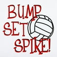 thumbnail image 2 of CafePress - Bump, Set, Spike Wall Decal - 35x21 Wall Decal, 2 of 3