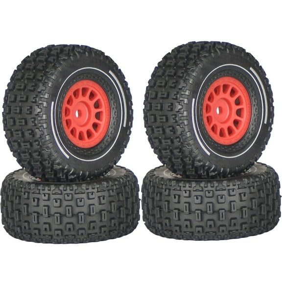 Remote Control Car Beadlock Terrain Tires for 1/14 Scale Remote Control Crawlers Car Easy Install Crawlers Accessories