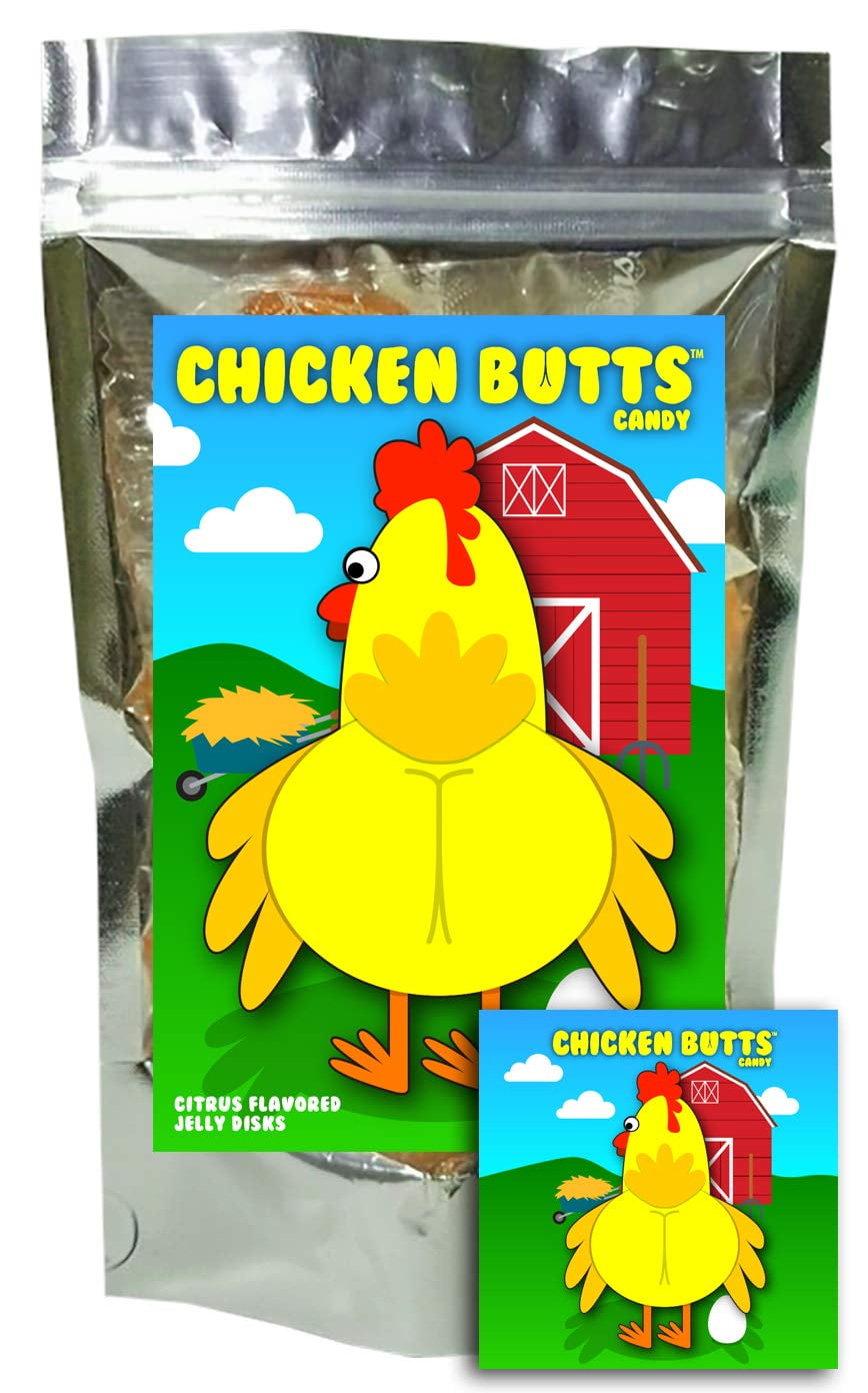 Chicken Butts - Citrus Flavored Fruit Jellies - Funny ...