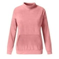 thumbnail image 4 of ZSQDM Hoodie Dress for Women 2025 Women's Lightweight Cotton Hoodie Long Sleeve Oversized Pullover with Kangaroo Pocket Casual Streetwear Long Sleeve Hoodie with Pocket Women(L), 4 of 6