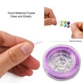 thumbnail image 4 of Strong Stretchy Beading Elastic Thread Flat Elastic Crystal String Medium Purple, 4 of 6