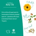 thumbnail image 4 of Earth Mama Calendula Baby Oil, Unscented Baby Oil for Dry Skin, 4 fl oz, 4 of 8