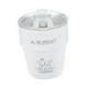 thumbnail image 3 of Taza de camping con tapa de acero inoxidable de doble pared para café, té y leche. Blanco, 3 of 9