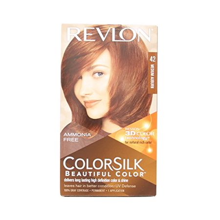 4 Pack Revlon Colorsilk Beautiful Permanent Hair Color 42 Medium
