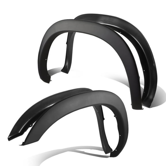 DNA Motoring Black Fender Flares for 1994-2001 Dodge Ram 1500 94-02 2500 3500 78" 96" Fleetside Bed