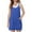 Blue, variant on Busydd Girls Dresses with Lined Shorts 5-15 Years Trendy Casual Solid Color Toddler Teen Girl Clothes One Piece Skirted Jumpsuits Summer Spaghetti Straps Dresses for Girls with Pockets