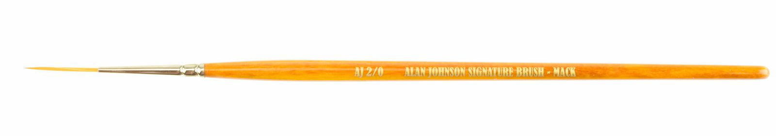 Mack Brush AJ4/0 Alan Johnson Signature Lettering Striping Fine Detail Brush 