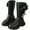 1Black, variant on Girls Mid Calf Riding Boots Kids Child Zip up Bow Princess Booties Plush Warm Chunky Long Boots