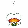 thumbnail image 4 of Fengbin Hanging Bird Bath Decorative Bird Water Feeder for Garden Outside Decoration Red, 4 of 10