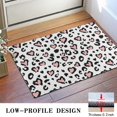 thumbnail image 3 of Pink and Black Of Leopard Print Door Rugs,Washable Non Slip Door Mats Indoor,Decorative Door Mats,Entry Mat Indoor for Entrance,Bedroom,Kitchen,Bathroom,16"x24", 3 of 6