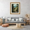 thumbnail image 3 of Maki 26x31 Gold Ornate Wood Framed With Double Matting Wall Art Titled - Open The Cove Iii, 3 of 6