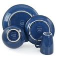 thumbnail image 3 of Gibson Elite Lisbon 16 Piece Round Stoneware Dinnerware Set in Cobalt, 3 of 3