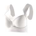 thumbnail image 2 of dgysar Full Coverage Bras for Women Seamless No Underwire Support and Lift Comfortable Pushup Bras for Older Women Comfortable Sleep Yoga Gym Sport White 48, 2 of 6